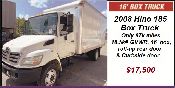 2008 Hino 185 Box Truck